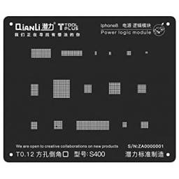 Stencil S400 Black para Apple iPhone 8/8 Plus/X   Power  QianLi