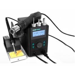 Estacin de Soldar con Pistola de Aire Caliente Quick 8586D+   Libre de Plomo